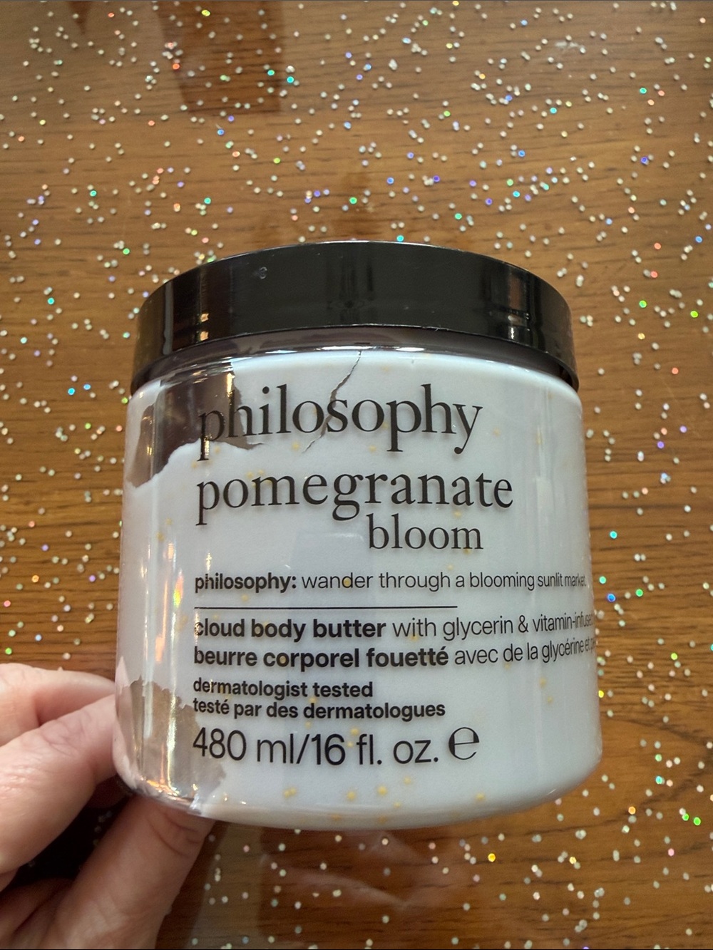 Philosophy Pomegranate Bloom Whipped Body Butter - White with Black Lid